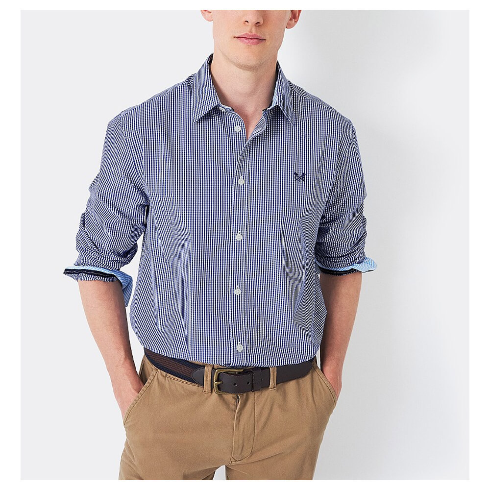 Crew Clothing Classic Fit Micro Gingham Shirt